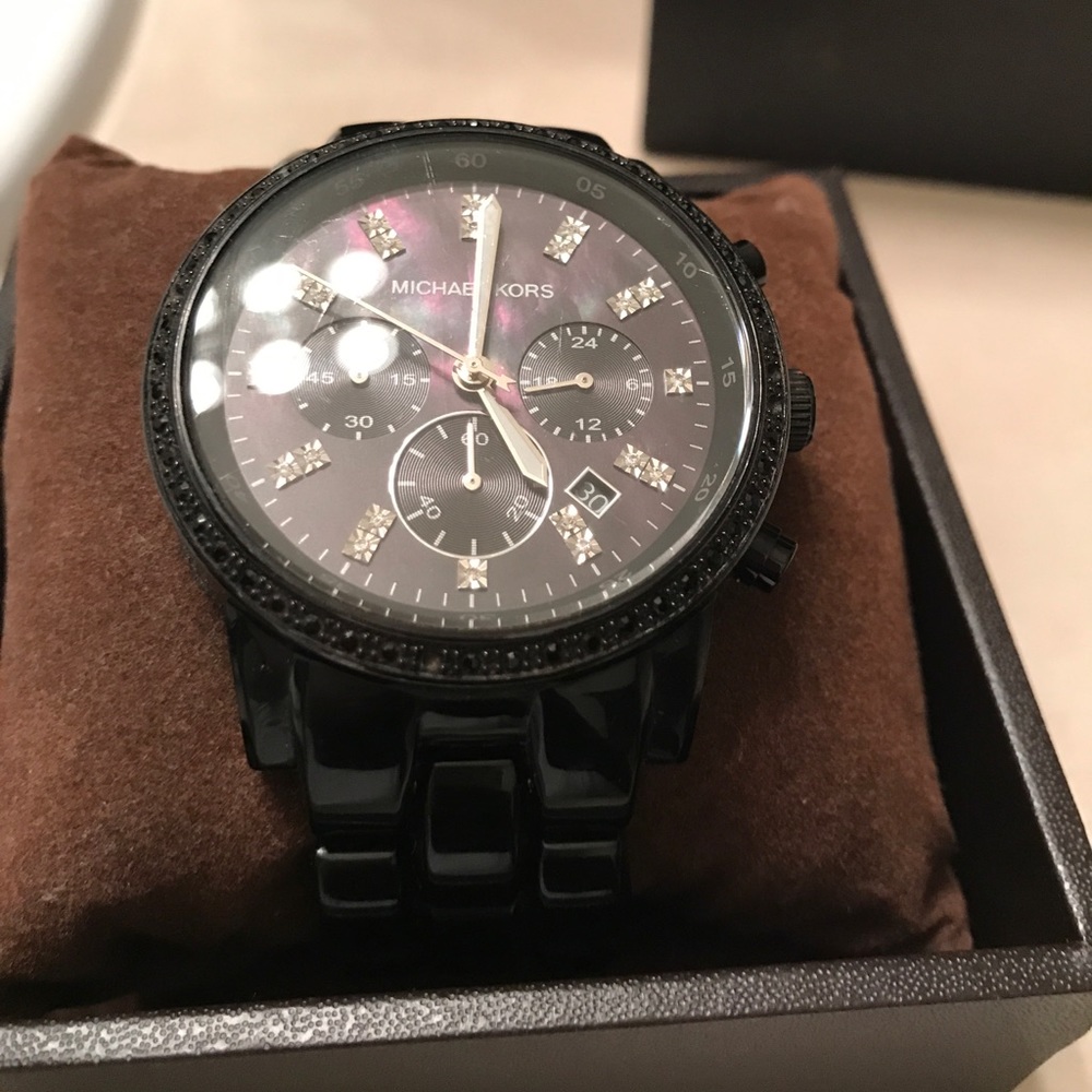 Michael Kors Black 42MM Watch
